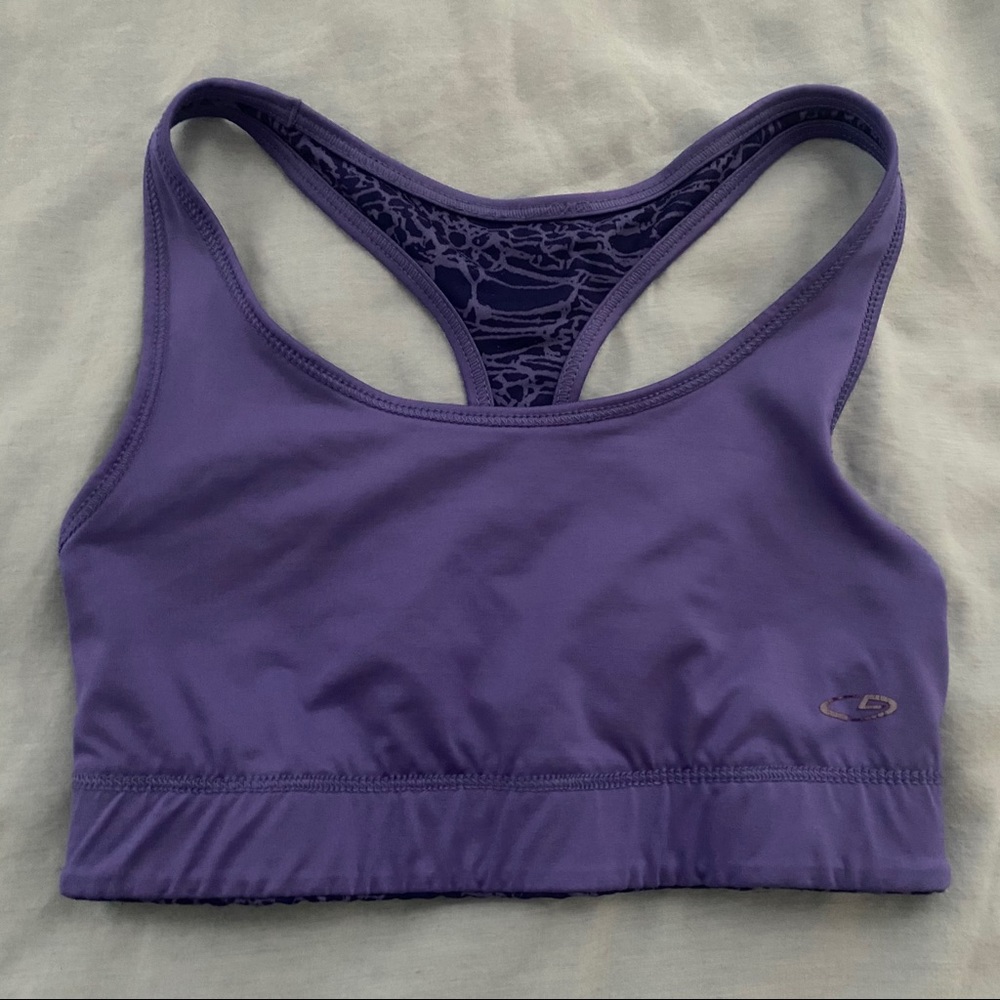 Reversible Purple Sports Bra
